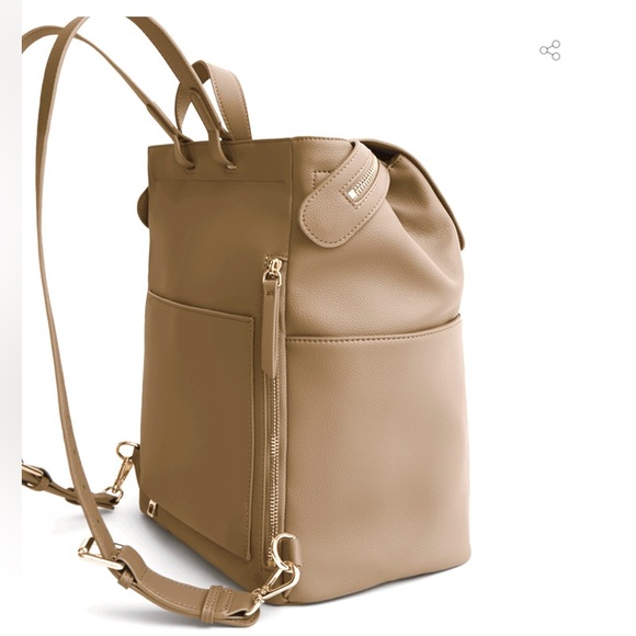 Mina Baie Kinney Full Backpack Sand (Vegan) - Picture 11 of 12